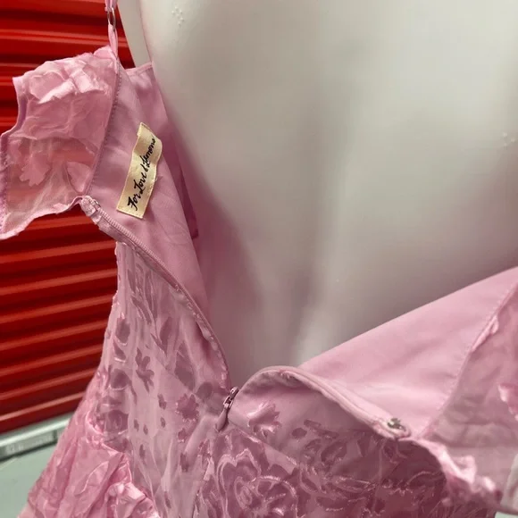 Pink Cosmo Asymmetrical Drapery Dress - Picture 14 of 15